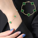 Línea de la Fortuna™ Pulsera Trébol de 4 Hojas 🍀 (1 Und)