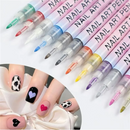 NailArt™ Set de Bolígrafos Para Decoración de Uñas (12 Unds)💅🏻