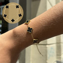 Línea de la Fortuna™ Pulsera Trébol de 4 Hojas 🍀 (1 Und)