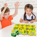 PuzzleRacer™ Pista de Coches Para Niños (25 Pcs)