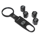 Kit LuxuCar™: 4 * Tapas de Lujo Para Válvulas + Llave