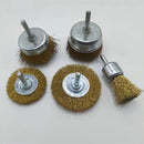 WireBrush™ Set Cepillos de Alambre Para Taladro (5 Pcs) (NO INCLUYE TALADRO)