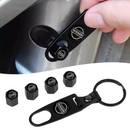 Kit LuxuCar™: 4 * Tapas de Lujo Para Válvulas + Llave