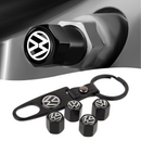Kit LuxuCar™: 4 * Tapas de Lujo Para Válvulas + Llave