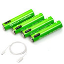 Pilas Recargables AA o AAA (Carga USB)